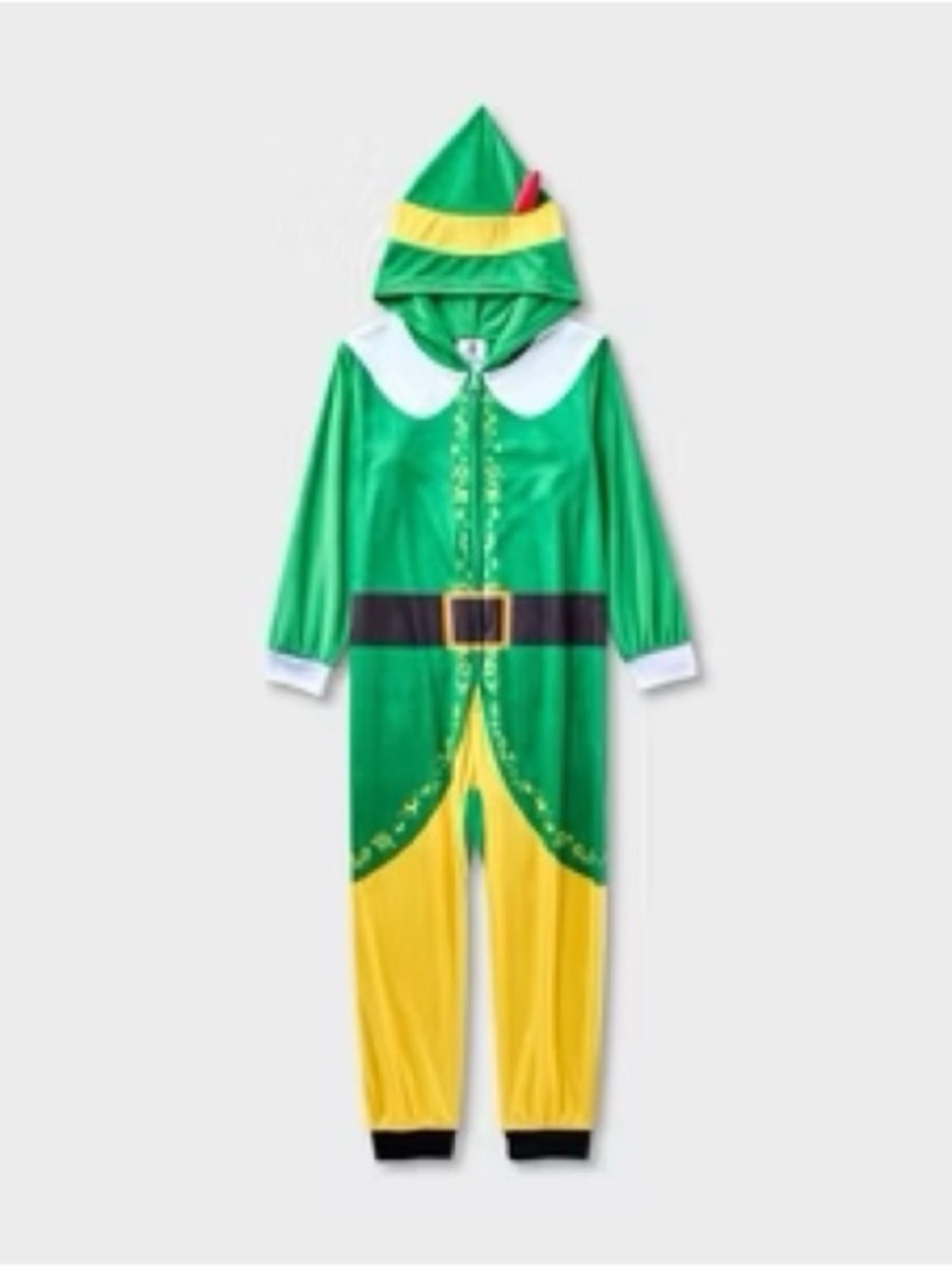 Buddy the Elf Christmas Long Sleeve Union Suit Jumpsuit Boys Kids Size XS 4 5